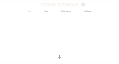 Desktop Screenshot of codingtutorials.org